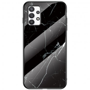 Hibridna maska od kaljenog stakla "Glass Marble" za Samsung Galaxy A73 5G - crna