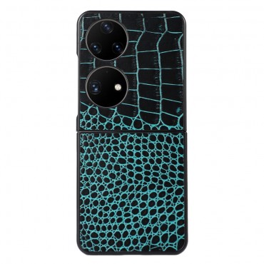 Čvrsta maska "Croc" za Huawei P50 Pocket - zelena