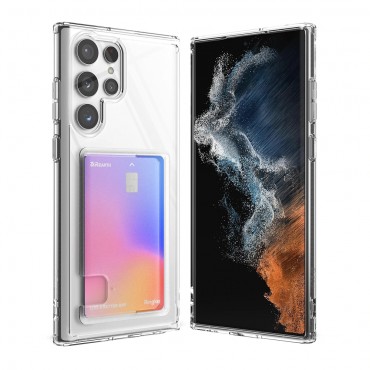 Maska Ringke "Fusion Card" za Samsung Galaxy S22 Ultra - clear