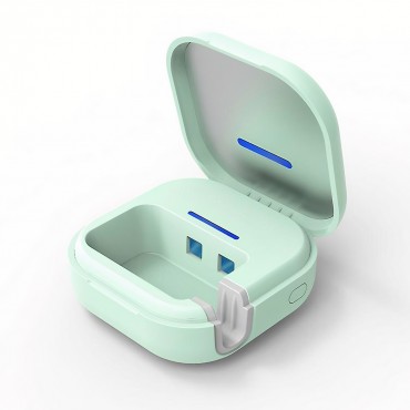 UV sterilizator i stalak za zubne četkice "Brilliance" - uništi do 99,9% mikroba na zubnoj četkici - zeleni UV sterilizator i stalak za zubne četkice "Brilliance" - uništi do 99,9% mikroba na zubnoj četkici - zeleni