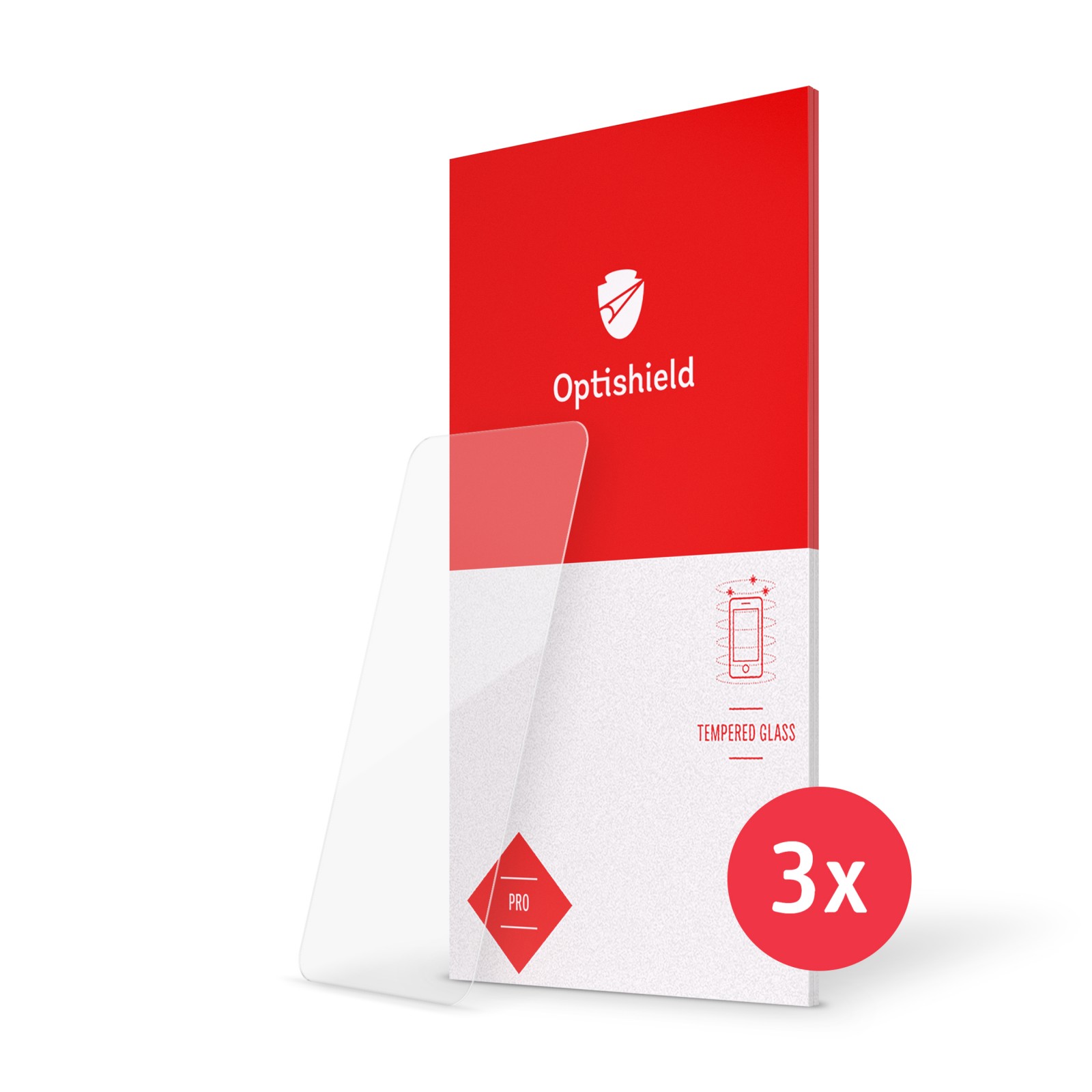 3-Pack premium zaštitnih stakla 3D Full Body Optishield Pro za Xiaomi 12 / 12X