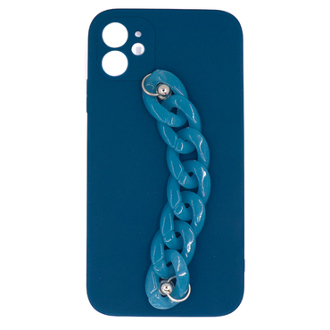 Silikonska maska za iPhone 12 / iPhone 12 Pro "Blue" s narukvicom za prenošenje