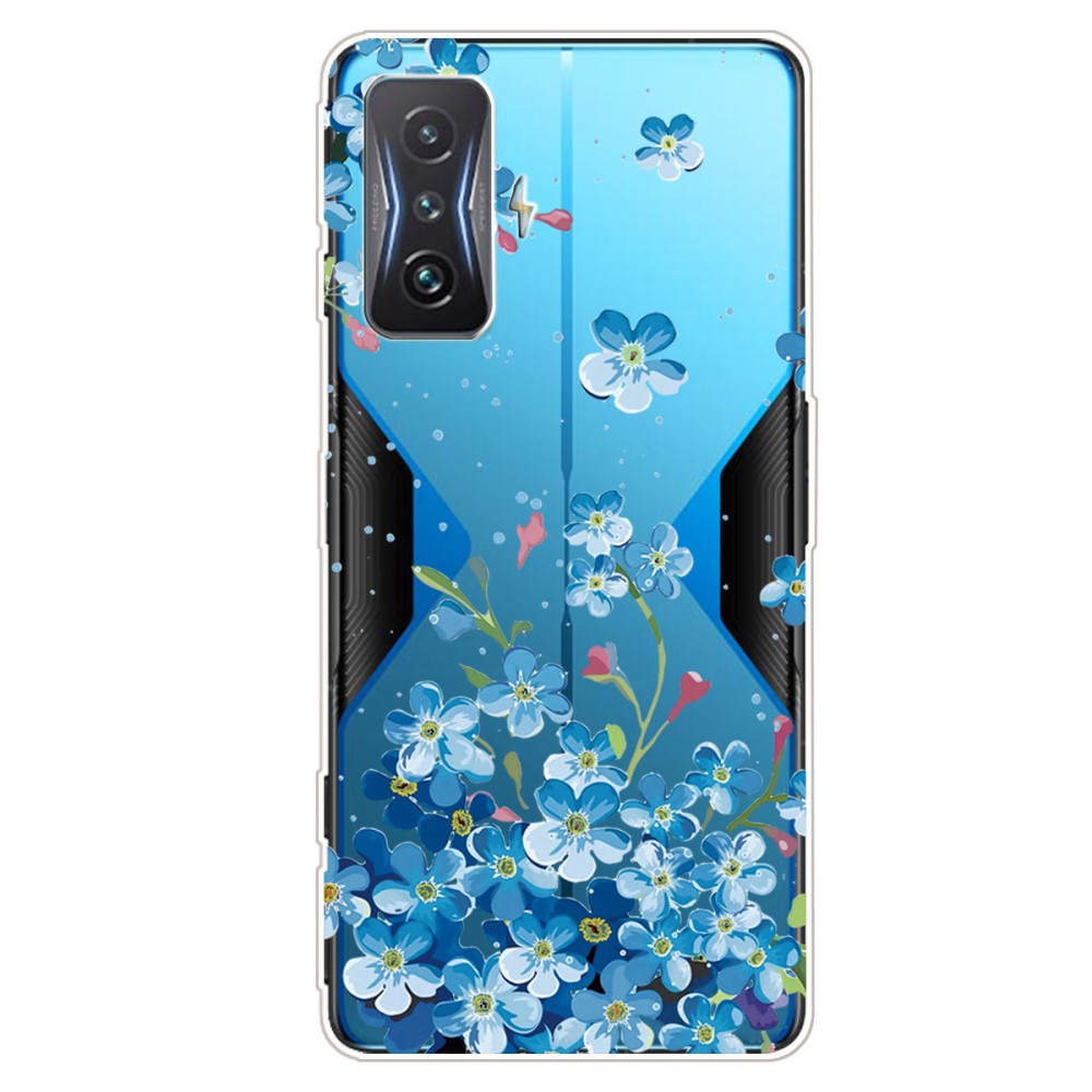 TPU gel maska "Blue Flower" za Xiaomi Poco F4 GT