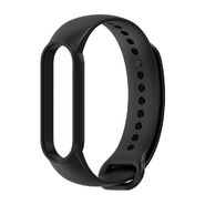 Silikonski remen za sat  Xiaomi Mi Band 5 / 6 / 7 - crni