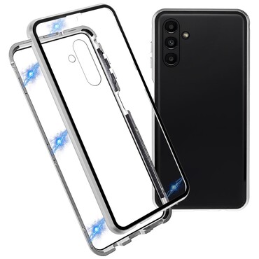 Magnetna Full-body maska "Stronghold" za Samsung Galaxy A13 5G - srebrna