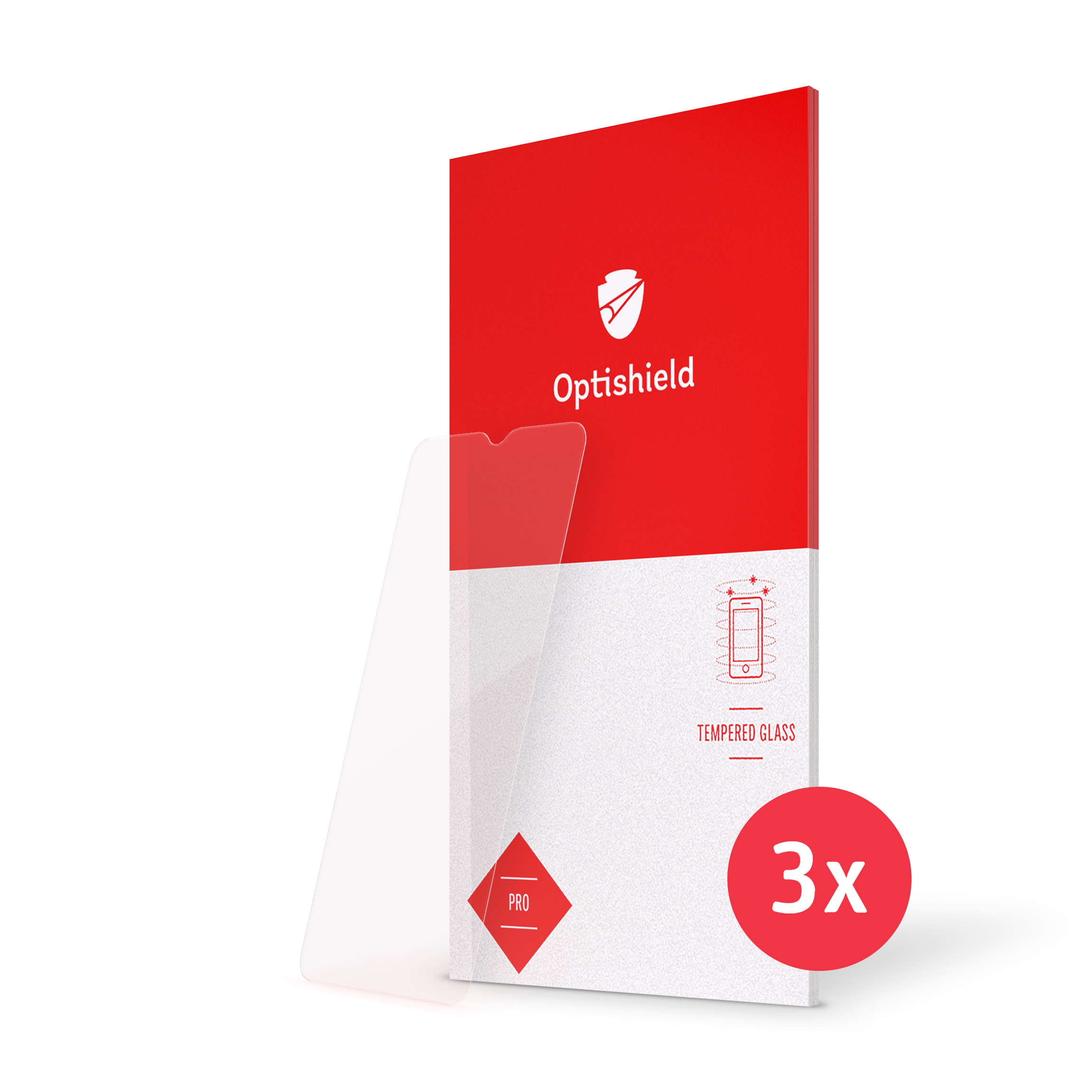 3-Pack premium zaštitnih stakla Optishield Pro za Samsung Galaxy A13 5G / Galaxy A04s Optishield