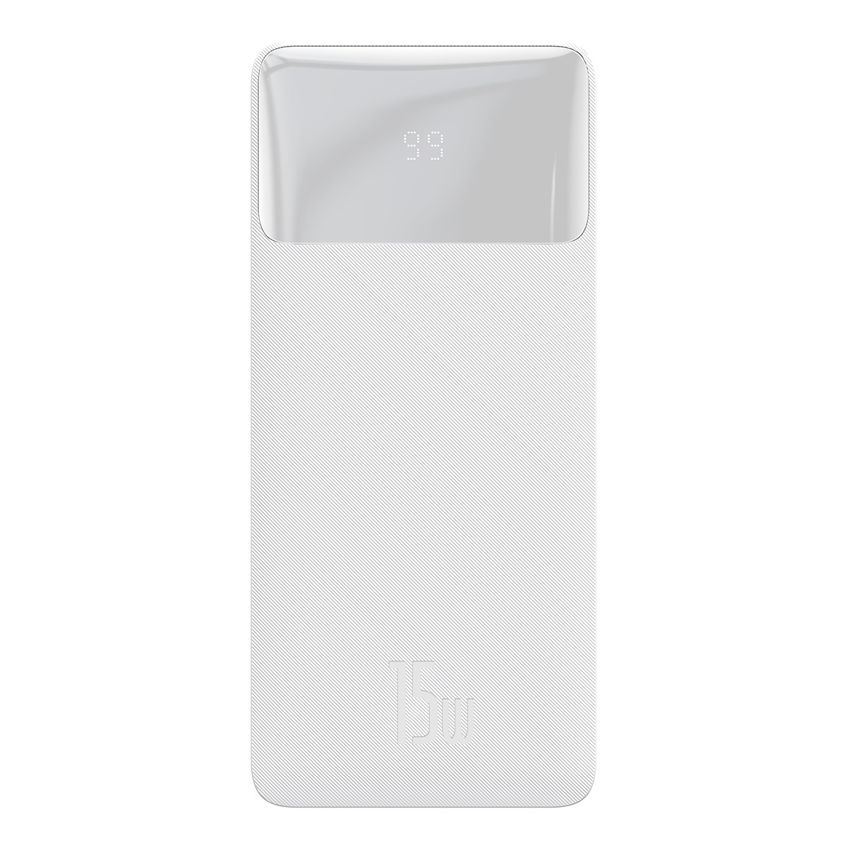 Power bank Baseus "Bipow 15W" sa dva USB i jednim USB-C izlazom - 30000 mAh - bijeli