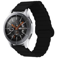 Silikonski remen za sat Huawei Watch GT 3 Pro 43mm sa magnetnim zatvaranjem - crni