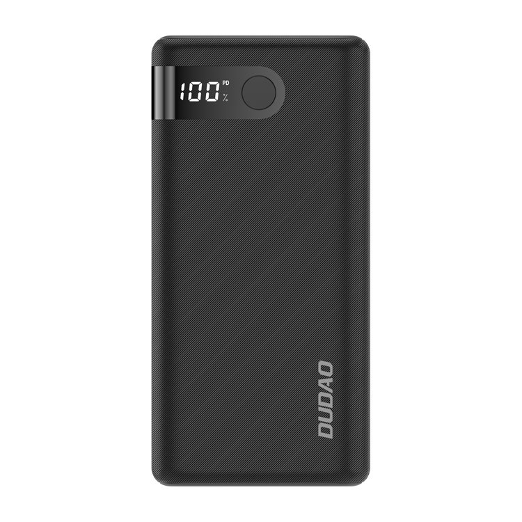 Power bank Dudao "Energy" - prijenosna baterija sa dva USB izlaza - 20000 mAh - crni