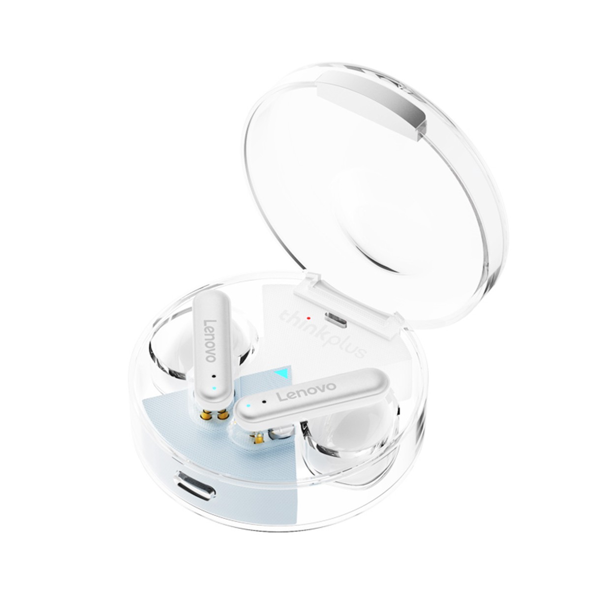 Originalne Bluetooth slušalice Lenovo LP10 s IPX5 standardom vodootpornost za bezbrižno korištenje u svim okruženjima - bijele