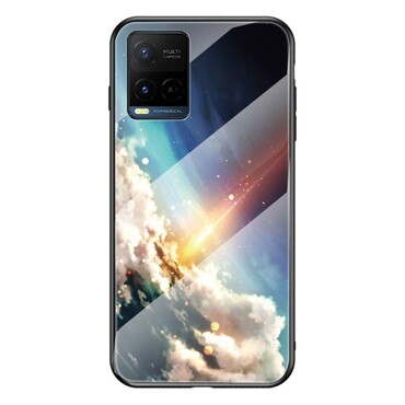 Hibridna maska od kaljenog stakla "Falling Meteor" za Vivo Y33s