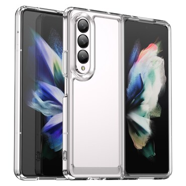 Hibridna maska "Frame Shield" za Samsung Galaxy Z Fold4 - prozirna