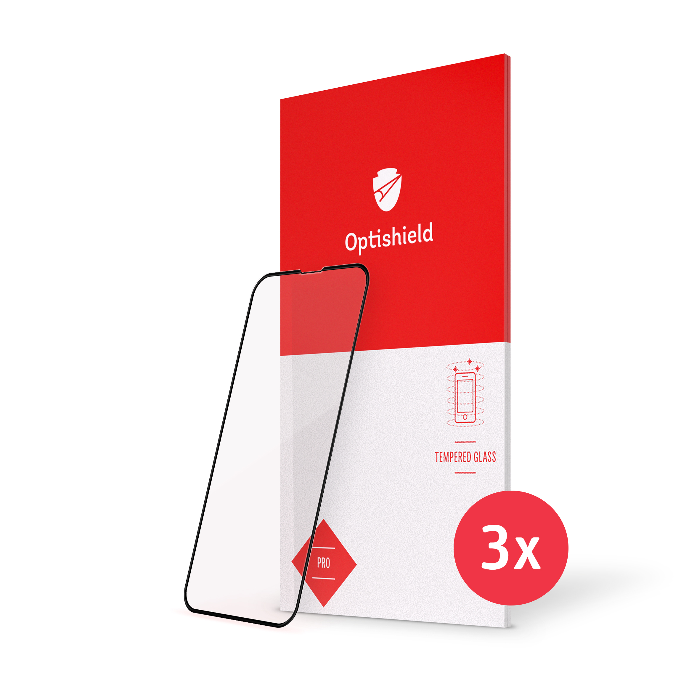 3-Pack premium zaštitnih stakla 3D Full Body Optishield Pro za iPhone 14 Plus