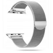 Metalni remen "Milanese" za sat Apple Watch (38 / 40 / 41 / 42 mm) - srebrni