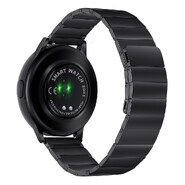 Metalni remen za  Huawei Watch GT 3 Pro 46mm od nehrđajučeg čelika s magnetnim zatvaranjem - crni