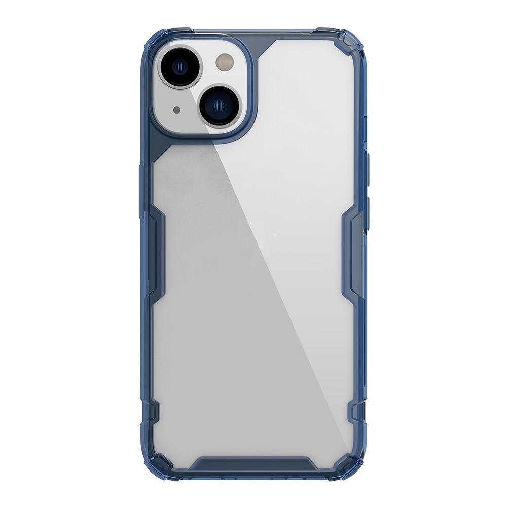 Premium hibridna maska Nillkin "Nature Pro" za iPhone 14 Plus - plava