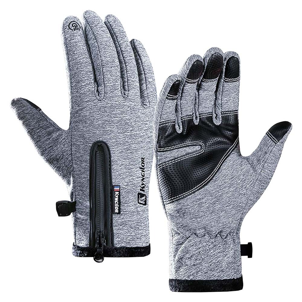 Vodootporne rukavice Snowlex Polar s touchscreen funkcijom i toplisnkom izolacijom za ugodno tople dlanove - fog gray - M