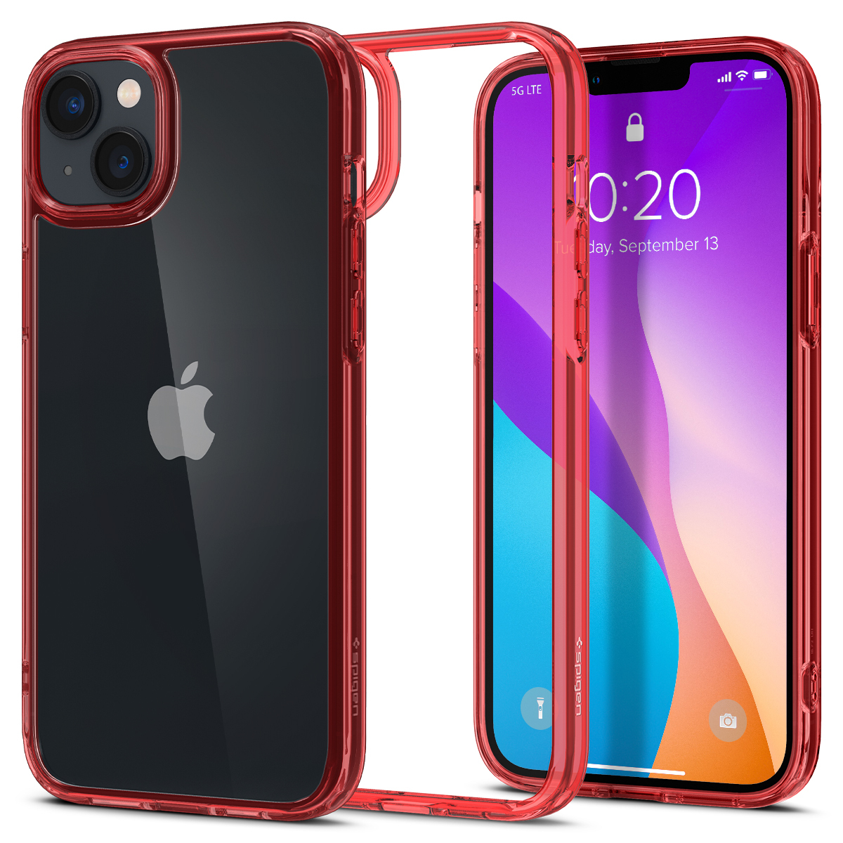 Maska Spigen "Ultra Hybrid" za iPhone 14 Plus - red crystal