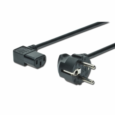 Kutni kabel za napajanje "Basic" - 3 m - crni