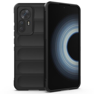 Robusna maska  "Waves" za Xiaomi 12T / 12T Pro - crna