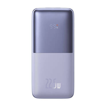 Power bank Baseus "Bipow Pro 22.5W"  s dva USB i jednim USB-C izlazom - 10000 mAh - ljubičasti