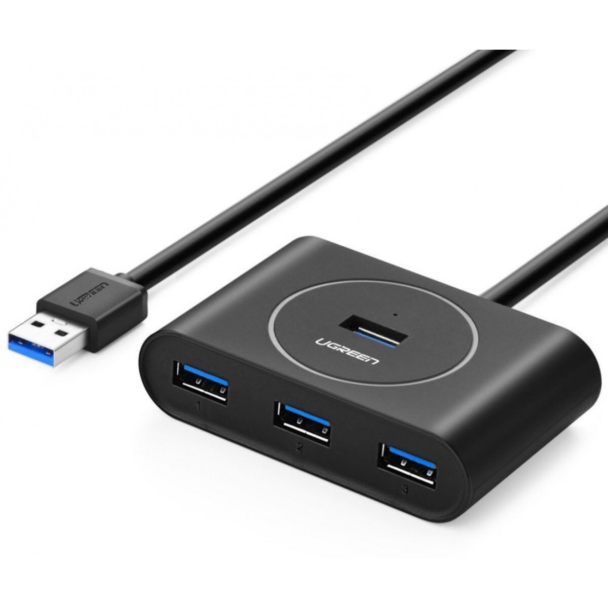 Multifunkcijski USB Hub Ugreen "4 Ports" - USB 3.0 - razdjelnik sa četiri vrata - 0.5m - crni