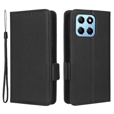 Torbica  "Litchi Wallet" za Huawei Honor X6 / Honor X8 5G / Honor 70 Lite - crna