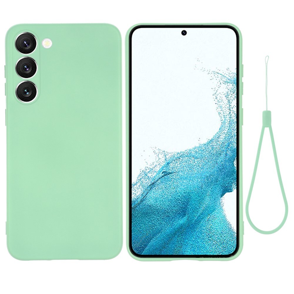 Silikonska maska za Samsung Galaxy S23 Plus - zelena