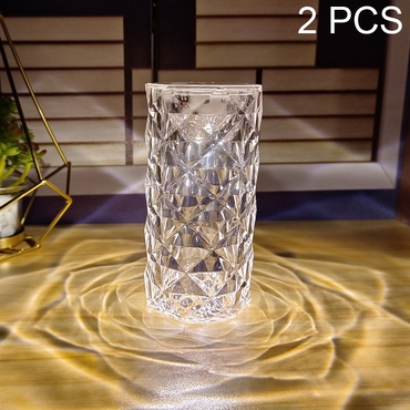 Dekorativna svjetiljka "Crystal Rose" za dašak ambijentalne svjetlosti - 2-Pack! Dekorativna svjetiljka "Crystal Rose" za dašak ambijentalne svjetlosti - 2-Pack!