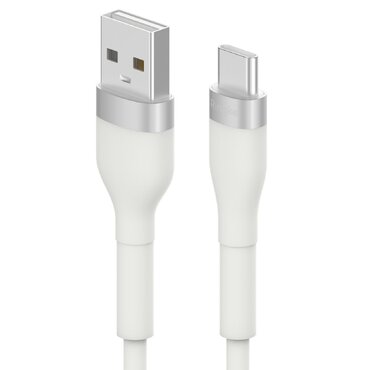 USB-A u USB-C kabel za punjenje i prijenos podataka Ringke "Pastel" 12W - 1.2 m - bijeli USB-A u USB-C kabel za punjenje i prijenos podataka Ringke "Pastel" 12W - 1.2 m - bijeli