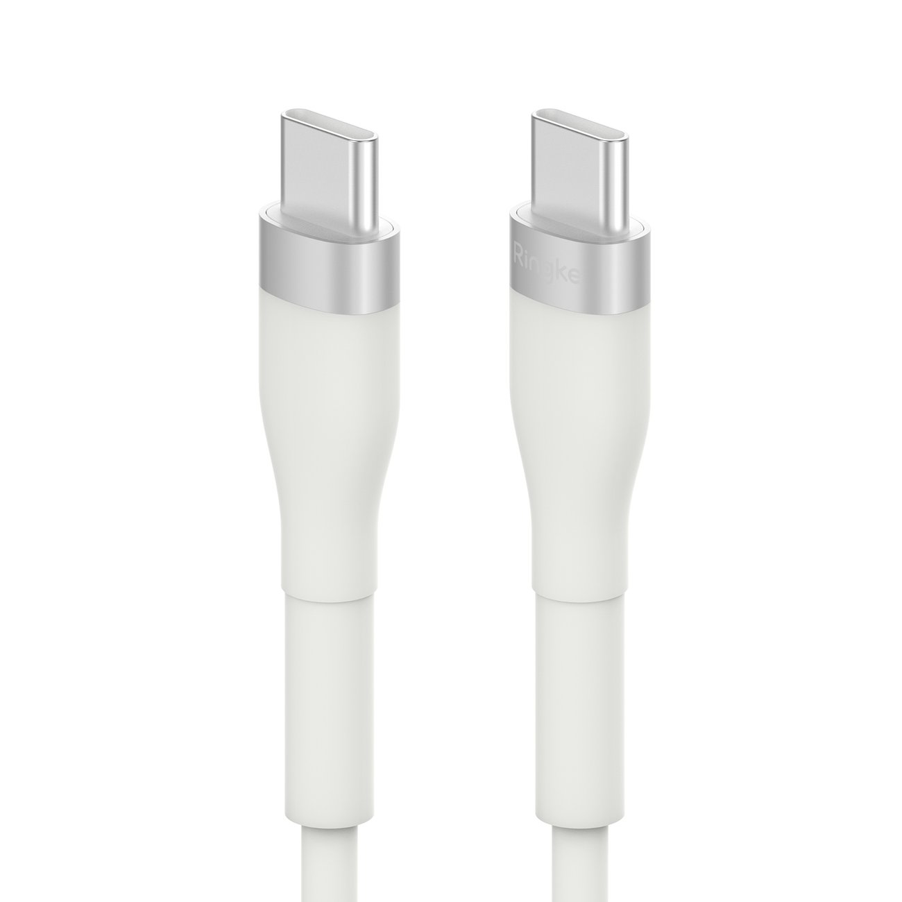 USB-C u USB-C kabel za punjenje i prijenos podataka Ringke "Pastel" 60W - 2 m - bijeli