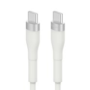 USB-C u USB-C kabel za punjenje i prijenos podataka Ringke "Pastel" 60W - 2 m - bijeli