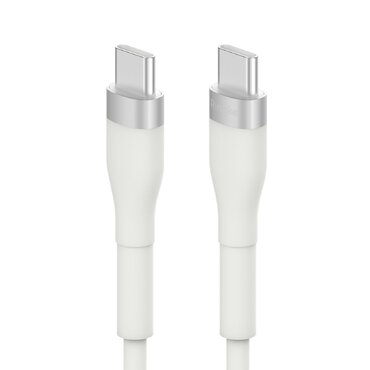 USB-C u USB-C kabel za punjenje i prijenos podataka Ringke "Pastel" 60W - 2 m - bijeli USB-C u USB-C kabel za punjenje i prijenos podataka Ringke "Pastel" 60W - 2 m - bijeli