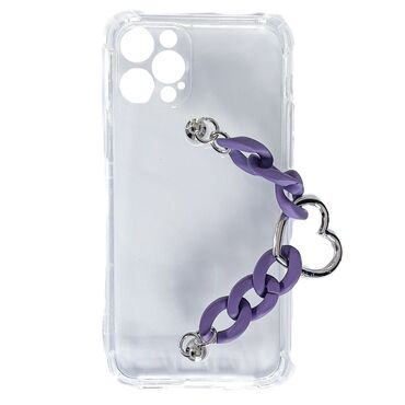 Silikonska maska za iPhone 12 Pro Max "Purple Lolly"  s narukvicom za prenošenje