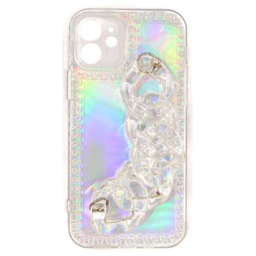 Silikonska maska za iPhone 12 Pro Max "Holo" s narukvicom za prenošenje -