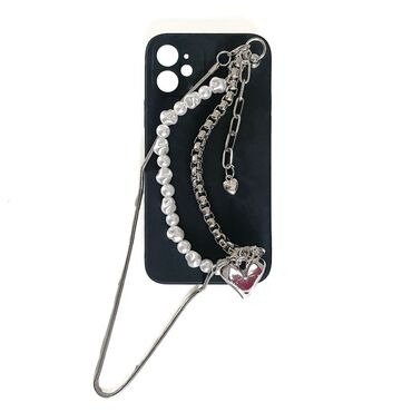 Silikonska maska za iPhone 12 "Multi Chain"s narukvicom za prenošenje