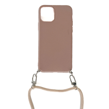 Silikonska maska za iPhone 11 Pro Max "Tawny"  s  vezicom i dodatnom narukvicom za prenošenje