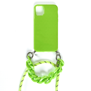 Silikonska maska  za iPhone 11 Pro "Neon" s narukvicom za prenošenje