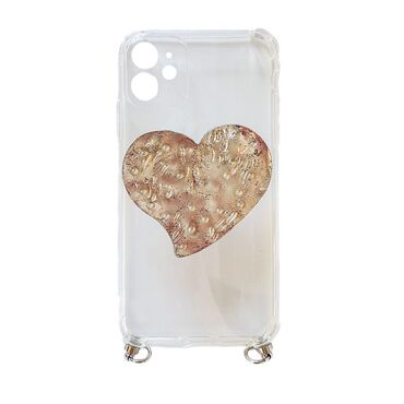 Silikonska maska za iPhone 12 "Sweet Pearl" s vezicom, dodatnom narukvicom za prenošenje i praktičnim držačem