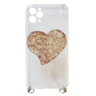 Silikonska maska  za iPhone 12 Pro Max "Sweet Pearl" s vezicom, dodatnom narukvicom za prenošenje i praktičnim držačem