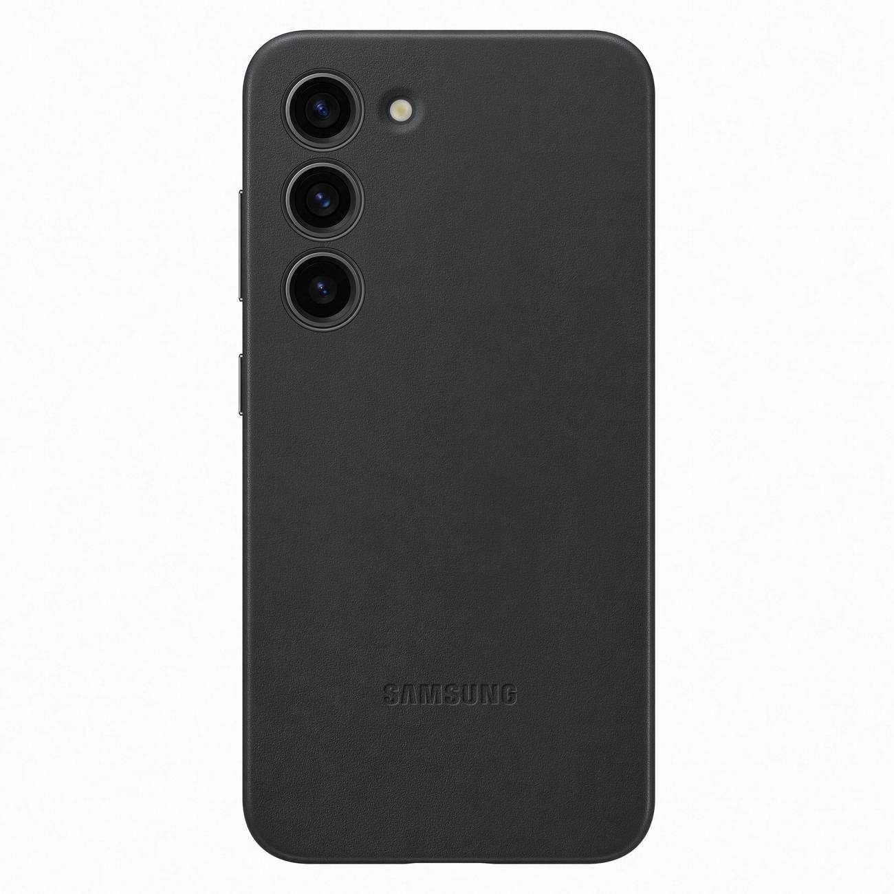 Originalna maska Samsung "Leather Cover" za Samsung Galaxy S23 - crna