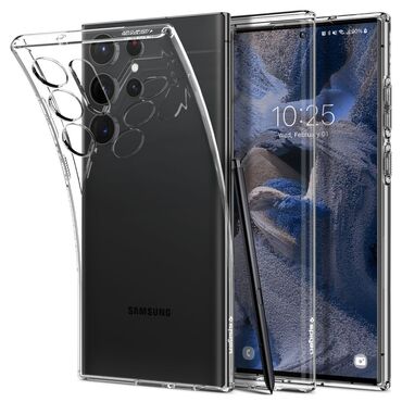 Maska Spigen "Liquid Crystal" za Samsung Galaxy S23 Ultra - crystal clear