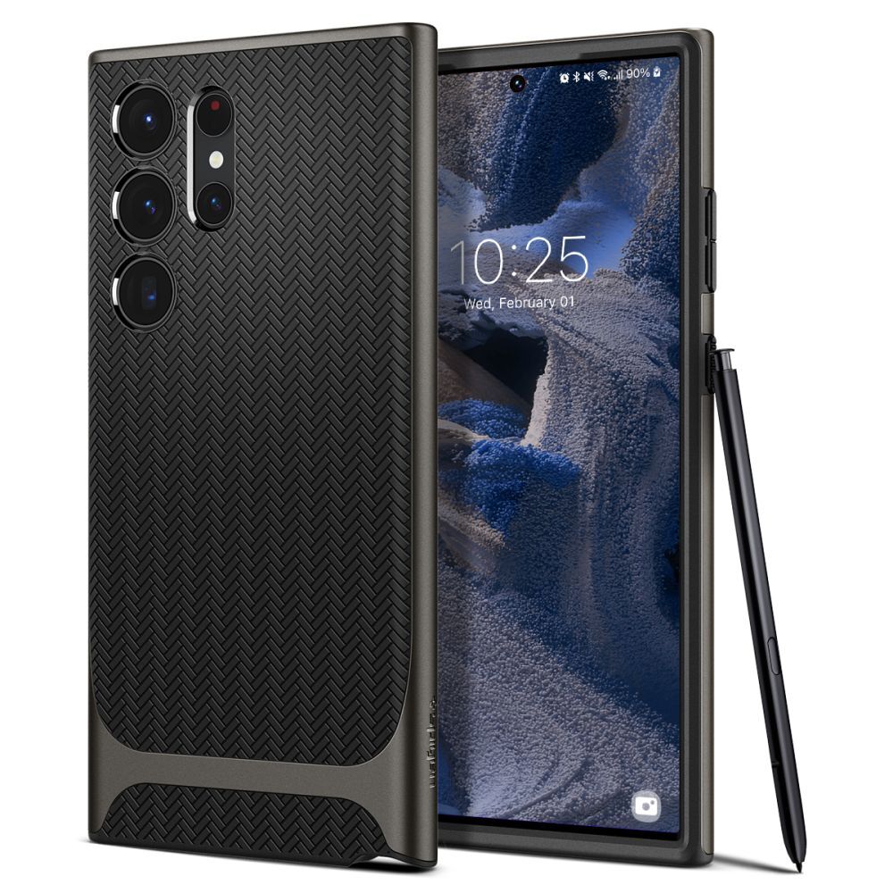 Maska Spigen "Neo Hybrid" za Samsung Galaxy S23 Ultra - gunmetal