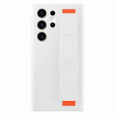 Originalna maska "Silicone Grip Cover" za Samsung Galaxy S23 Ultra - bijela