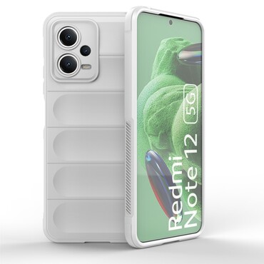 Robusna maska "Waves" za Xiaomi Redmi Note 12 5G / Poco X5 5G - bijela