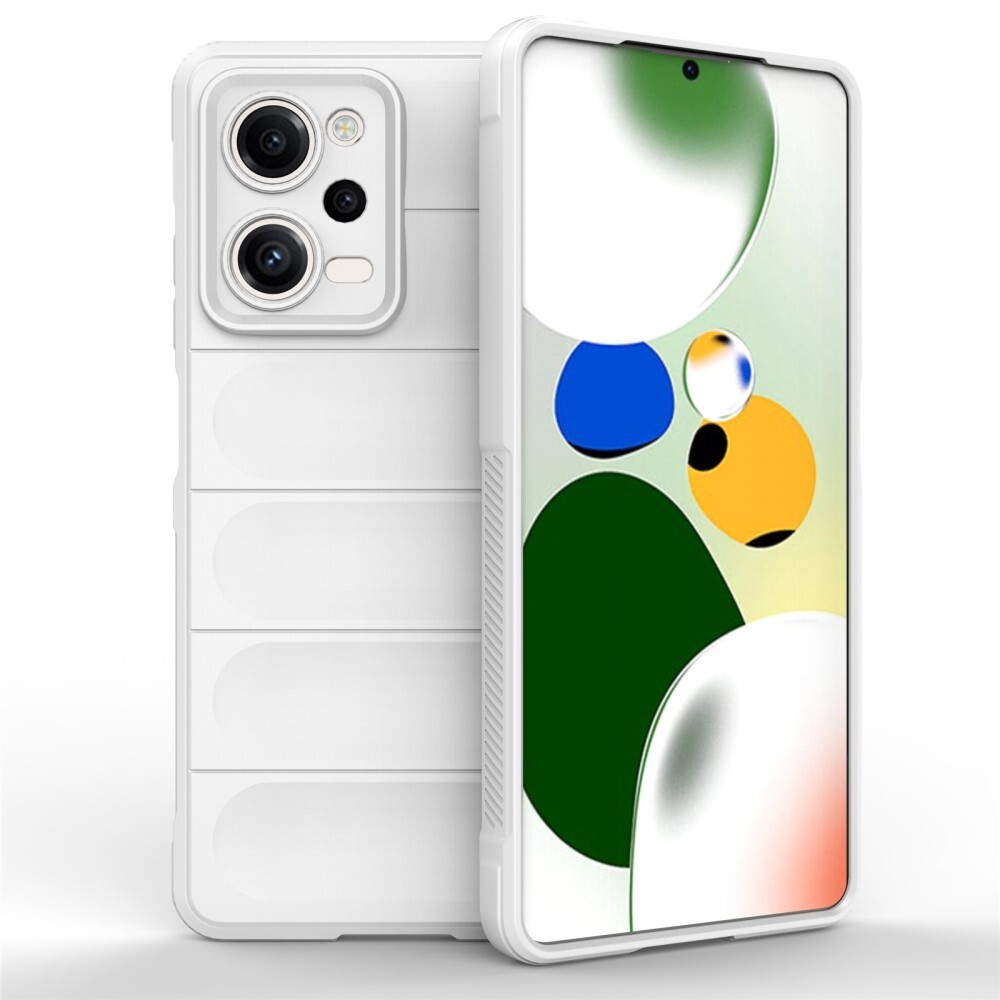 Robusna maska "Waves" za Xiaomi Redmi Note 12 Pro 5G - bijela