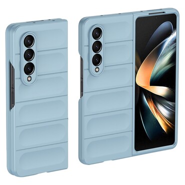 Robusna maska "Waves" za Samsung Galaxy Z Fold4 - plava