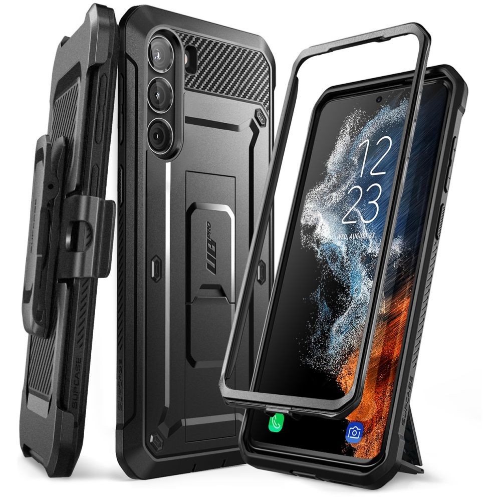 Maska Supcase "Unicorn Beetle Pro" za Samsung Galaxy S23 s dodatnom zakačkom za pojas - black