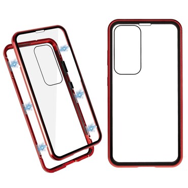 Magnetna Full-body maska "Stronghold" za Samsung Galaxy S23 Plus - crvena Magnetna Full-body maska "Stronghold" za Samsung Galaxy S23 Plus - crvena