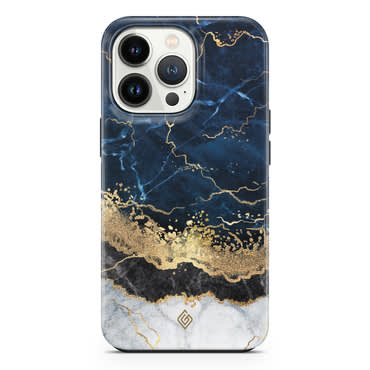 Maska za iPhone 13 Pro GAIIA by Optishield® - Aerial Azure